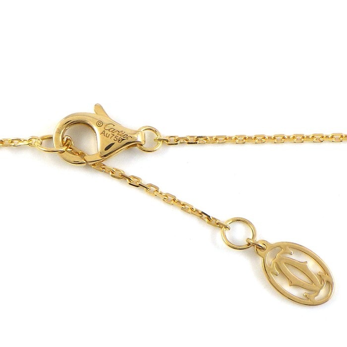 カルティエ Cartier ブレスレット ダムール ミニモデル XS ディアマン レジェ B6045617 1ポイント ダイヤモンド 0.04ct K18YG 【中古】