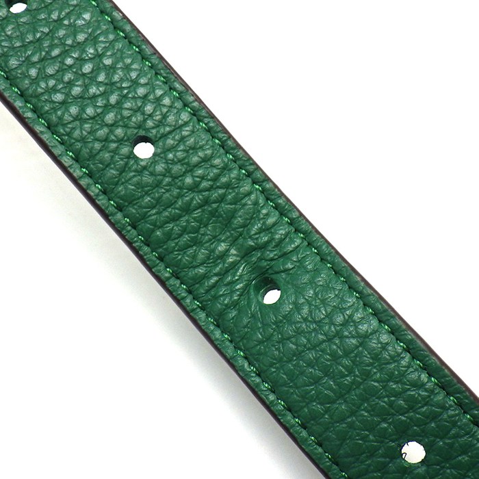コーチ COACH ショルダーバッグ ノース/サウス ロニー クロスボディバッグ C8321 グリーン シグネチャージャガード ペプルレザー 【中古】