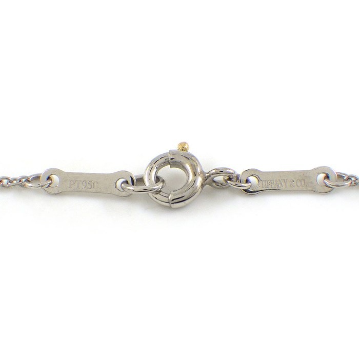 ティファニー Tiffany & Co. ネックレス オープン ハート 幅11mmモデル PT950 【中古】