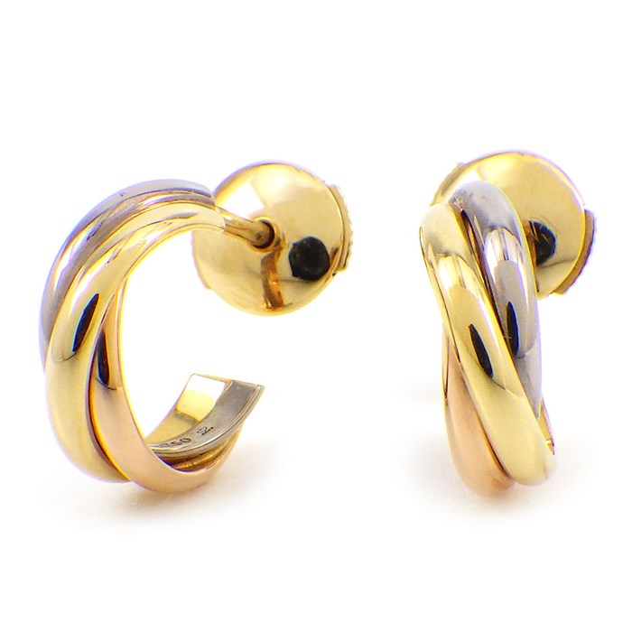 カルティエ Cartier ピアス フープ トリニティ B8017100 2023年 現行型  