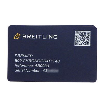 ブライトリング Breitling 腕時計 プレミエ BO9 AB0930D31L1P1 クロノグラフ スモールセコンド 裏スケ ピスタチオグリーン 文字盤 SS ブラウン 革ベルト 手巻き 【箱・保付き】 【中古】