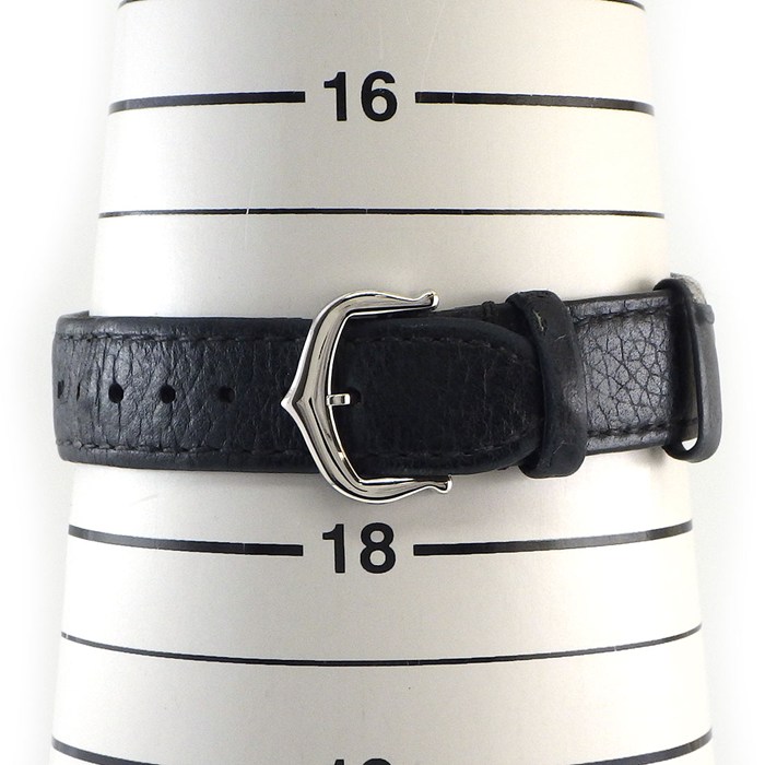 カルティエ Cartier 腕時計 タンク マスト SM WSTA0042 レクタンギュラー シルバー文字盤 ローマンインデックス 牛革ベルト SS クオーツアナログ 【中古】