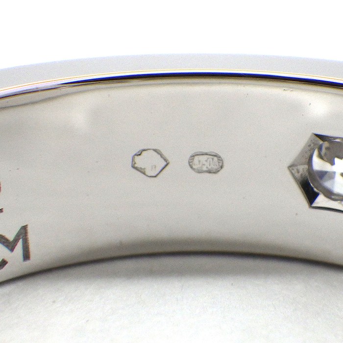 カルティエ Cartier リング ラブ クラシックモデル B4032552 3ポイント ダイヤモンド 計0.23ct K18WG 11.5号 / #52 【中古】