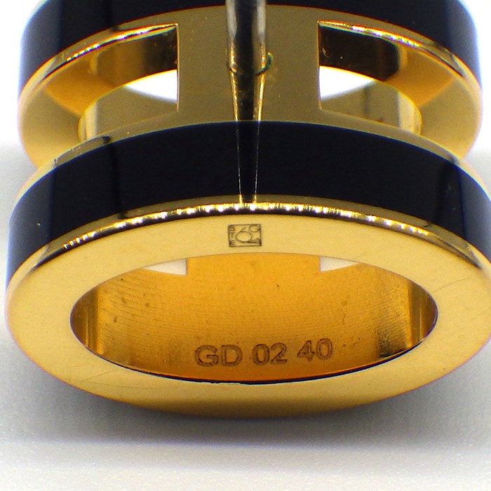 エルメス HERMES ピアス ポップH ポップアッシュ ノワール GP ブラック ラッカー 【中古】