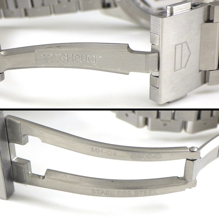 タグ・ホイヤー TAG Heuer 腕時計 カレラ クロノグラフ CBN2A1P/BA0643 スリークコラボ 100本限定モデル カレンダー クロノグラフ タキメーター スモールセコンド ホワイト 文字盤 SS 自動巻き 【箱・保付き】 【中古】