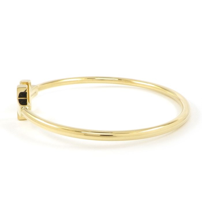 ティファニー Tiffany & Co. バングル Tワイヤー ミディアム 60010761 K18YG / #S 【中古】