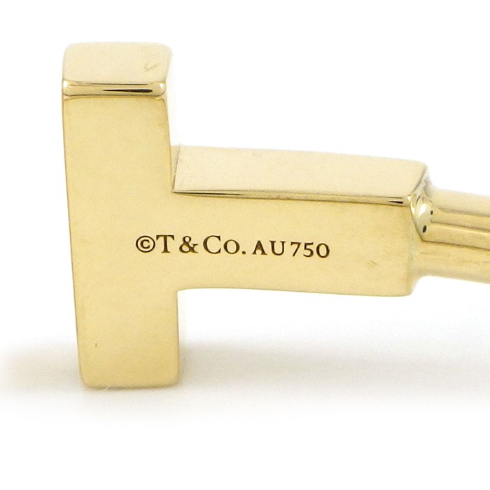 ティファニー Tiffany & Co. バングル Tワイヤー ミディアム 60010761 K18YG / #S 【中古】