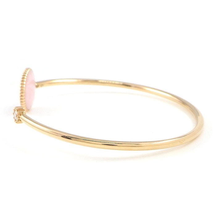 クリスチャンディオール Christian Dior バングル ローズデヴァン JRDV95199_0000 ピンク オパール ダイヤモンド 計0.08ct K18PG 【箱・保付き】 【中古】