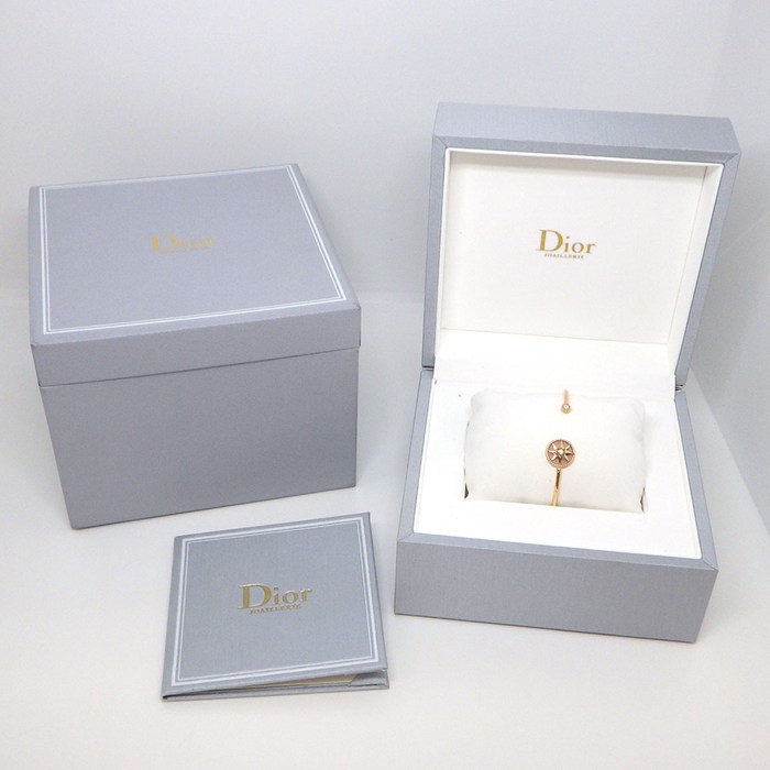 クリスチャンディオール Christian Dior バングル ローズデヴァン JRDV95199_0000 ピンク オパール ダイヤモンド 計0.08ct K18PG 【箱・保付き】 【中古】