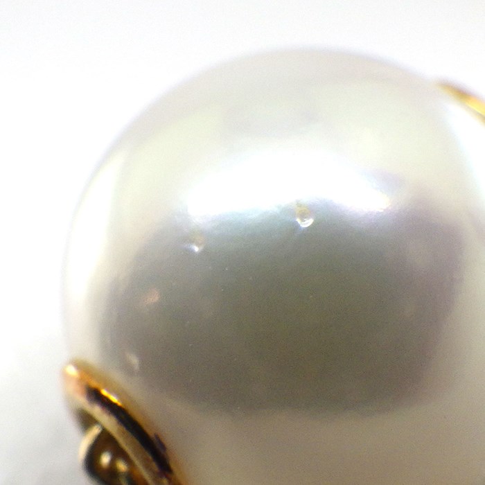 ミキモト MIKIMOTO ネックレス PP-20078K 一粒 パール 7.0mm珠 K18YG