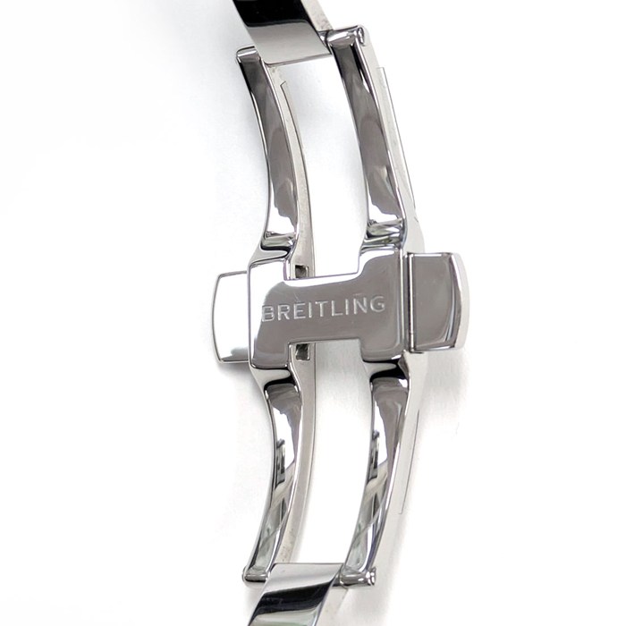 ブライトリング Breitling 腕時計 クロノマット B01 42 ジャパンエディション AB0134A21C1A1 50本限定 デイト クロノグラフ スモールセコンド ダイヤベゼル アイスブルー文字盤 SS 自動巻き 【箱・保付き】 【中古】