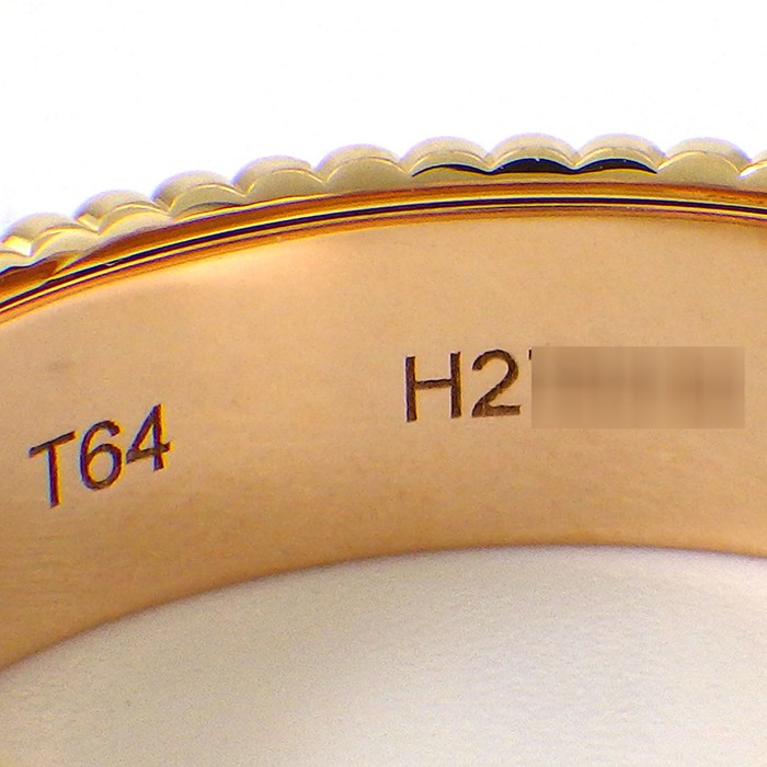ブシュロン BOUCHERON リング キャトル クラシック スモール JRG00290 K18PG K18WG K18YG ブラウン PVD 23号 / #64 【箱・保付き】 【中古】