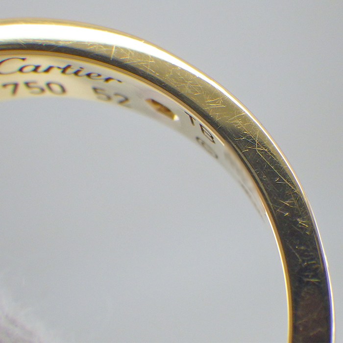 カルティエ Cartier リング ラブ スモールモデル SM B4056252 フル 8ポイント ダイヤモンド 0.19ct K18YG 12号 / #52 【中古】