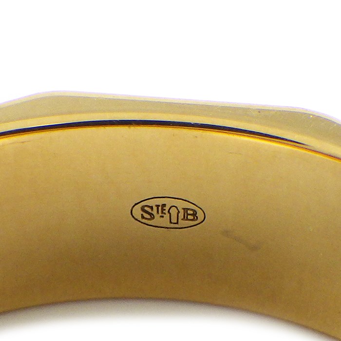 ブシュロン BOUCHERON リング ファセット ラージ K18YG 16号 / #56 【箱・保付き】 【中古】