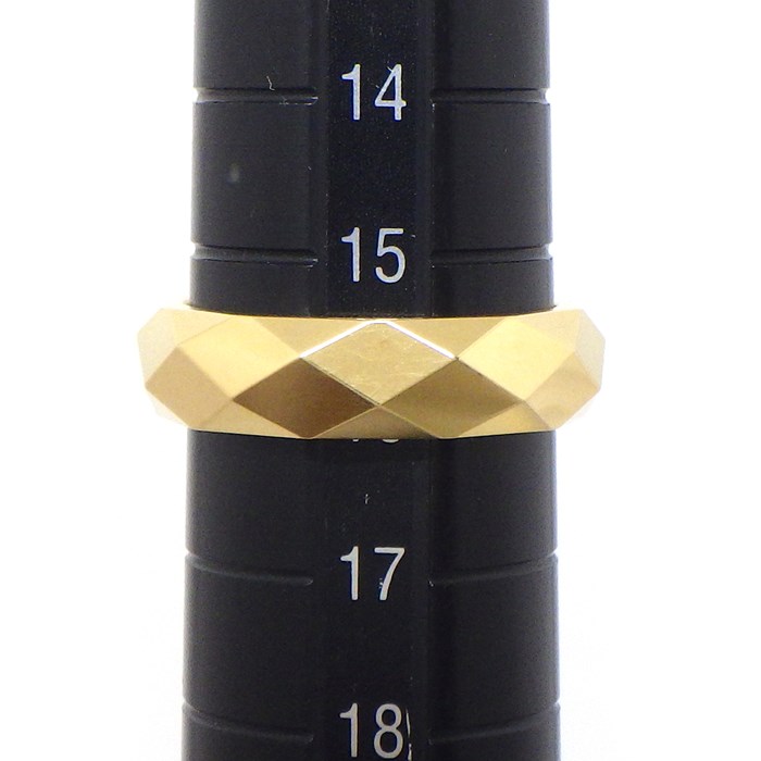 ブシュロン BOUCHERON リング ファセット ラージ K18YG 16号 / #56 【箱・保付き】 【中古】