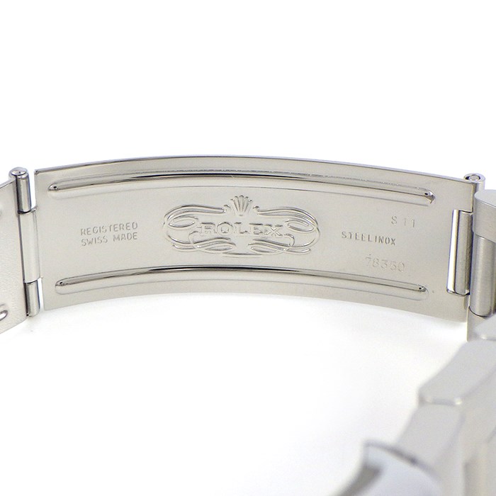 ロレックス Rolex 腕時計 オイスター パーペチュアル デイト 15200 X番 1991年製 ローマンインデックス カレンダー ホワイト 文字盤 SS 自動巻き 【箱・保付き】 【中古】