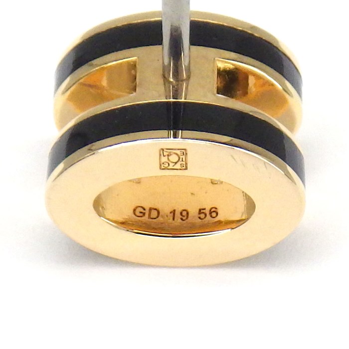 エルメス HERMES ピアス ポップH ポップアッシュ ミニ ノワール ブラック ラッカー GP 【中古】