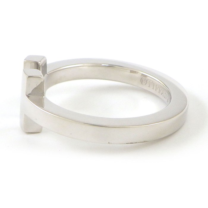 ティファニー Tiffany & Co. リング Tスクエア 60147110 K18WG 12号 【中古】