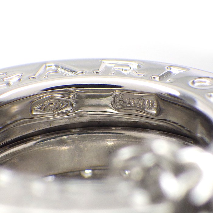 ブルガリ BVLGARI ネックレス B-zero1 ビーゼロワン ダイヤモンド K18WG 【中古】