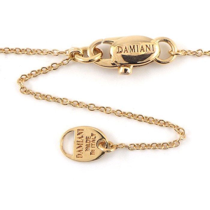 ダミアーニ DAMIANI ネックレス ベル エポック XXS ダブル クロス ダイヤモンド K18PG 【中古】