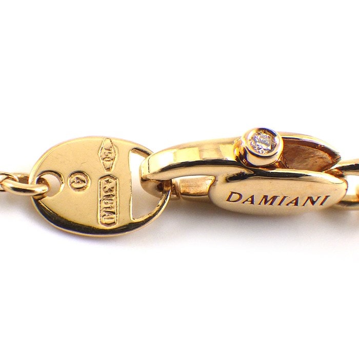 ダミアーニ DAMIANI ネックレス ベル エポック XXS ダブル クロス ダイヤモンド K18PG 【中古】