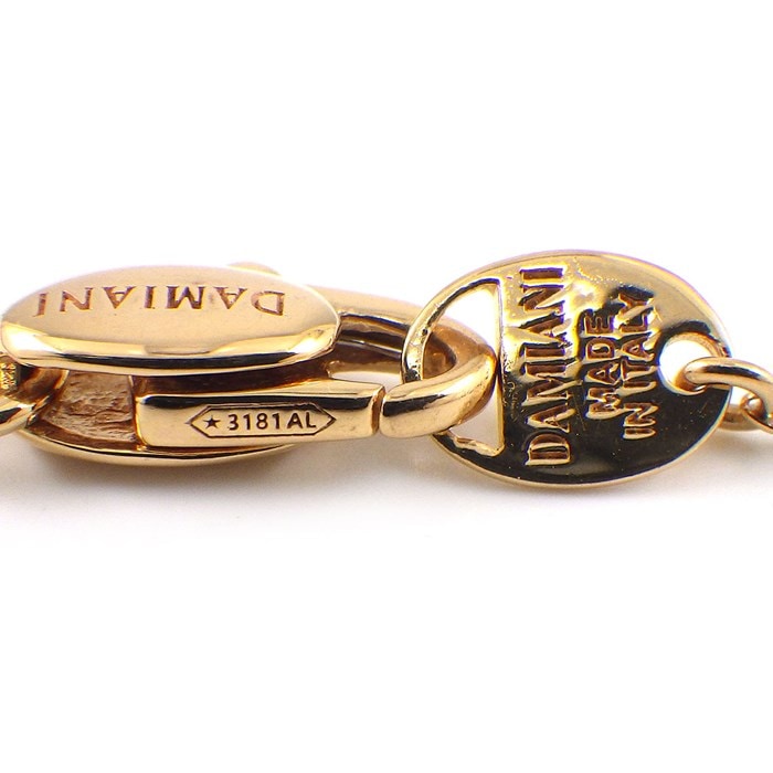 ダミアーニ DAMIANI ネックレス ベル エポック XXS ダブル クロス ダイヤモンド K18PG 【中古】