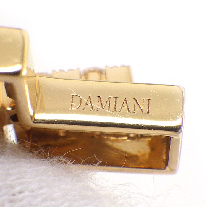 ダミアーニ DAMIANI ネックレス ベル エポック XXS ダブル クロス ダイヤモンド K18PG 【中古】