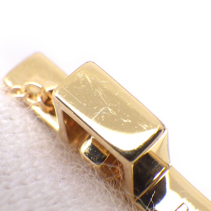 ダミアーニ DAMIANI ネックレス ベル エポック XXS ダブル クロス ダイヤモンド K18PG 【中古】