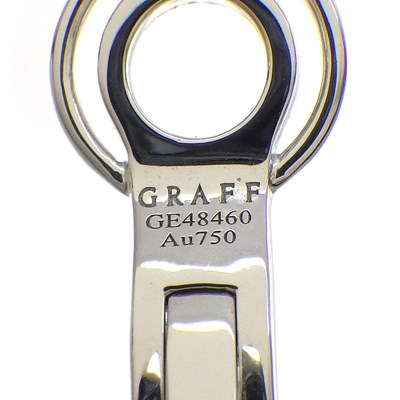 グラフ Graff GRAFF ピアス ティルダズ ボウ クラシック RGE1149 リボンモチーフ パヴェ バゲットカット ラウンドカット ダイヤモンド 計3.60ct K18WG 【箱・保付き】 【中古】