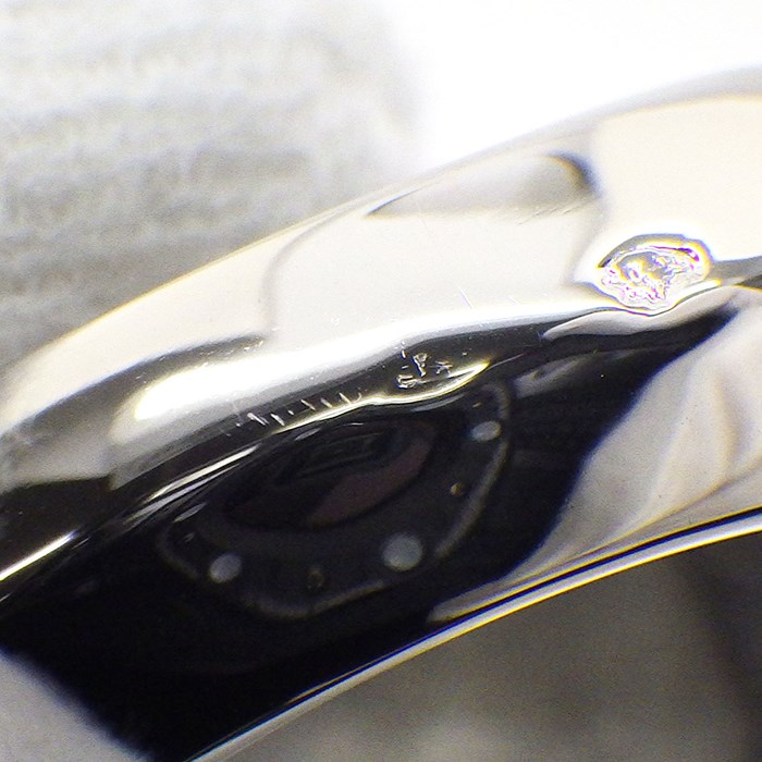 モーブッサン MAUBOUSSIN リング スクエア クロス ダイヤモンド K18WG 12.5号 / #53 【中古】