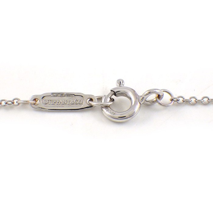 ティファニー Tiffany & Co. ネックレス シグネチャー クロス X ダイヤモンド K18WG 【中古】