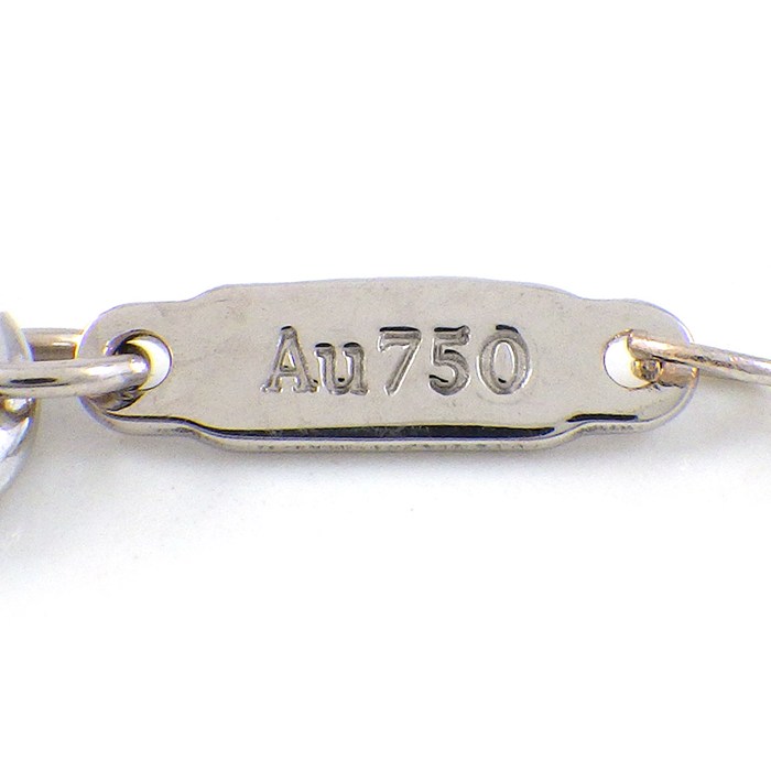 ティファニー Tiffany & Co. ネックレス シグネチャー クロス X ダイヤモンド K18WG 【中古】