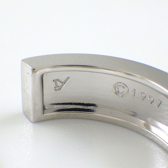 カルティエ Cartier ピアス ラブ フープ 6ポイント ダイヤモンド K18WG 【中古】