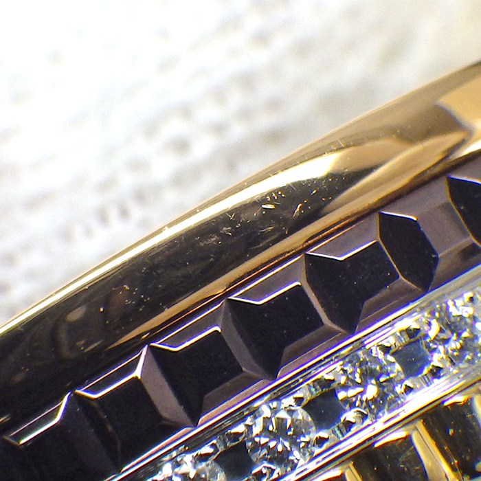ブシュロン BOUCHERON ピアス キャトル クラシック フープ JCO00510 スリーカラー 50ポイント ダイヤモンド 計0.36ct K18PG K18WG K18YG ブラウン PVD 【中古】
