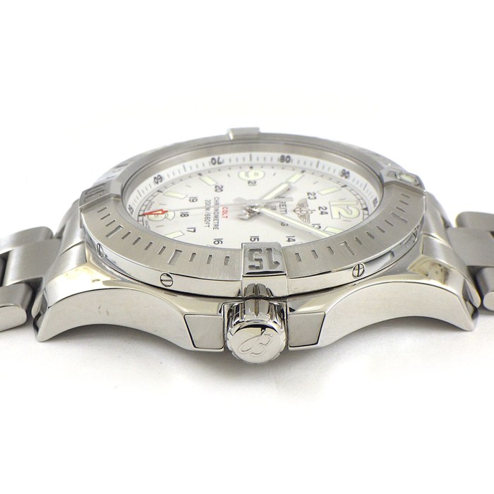 ブライトリング Breitling 腕時計 コルト A74388 シルバー文字盤 デイト 夜光針・インデックス SS クオーツアナログ 【中古】