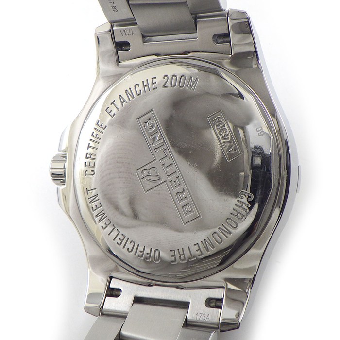 ブライトリング Breitling 腕時計 コルト A74388 シルバー文字盤 デイト 夜光針・インデックス SS クオーツアナログ 【中古】