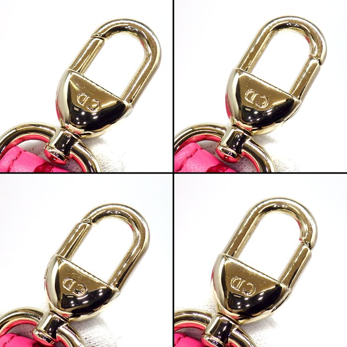 ディオール Dior ハンドバッグ レディディオール My ABCDior スモール M0538ONGE ピンク カナージュラムスキン ゴートスキン 【中古】