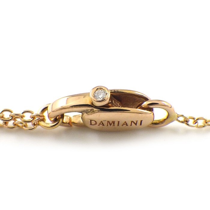 ダミアーニ DAMIANI ネックレス ベルエポック クラウン 20089079 クロス フル パヴェ ダイヤモンド 計0.28ct K18PG 【中古】