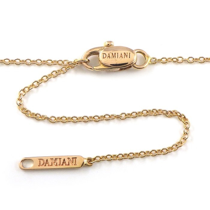 ダミアーニ DAMIANI ネックレス ベルエポック クラウン 20089079 クロス フル パヴェ ダイヤモンド 計0.28ct K18PG 【中古】