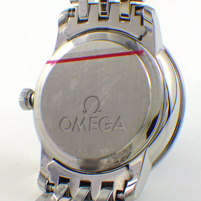オメガ OMEGA 腕時計 デ・ヴィル プレステージ 424.10.24.60.01.001 ブラック文字盤 ローマンインデックス SS クオーツアナログ 【中古】