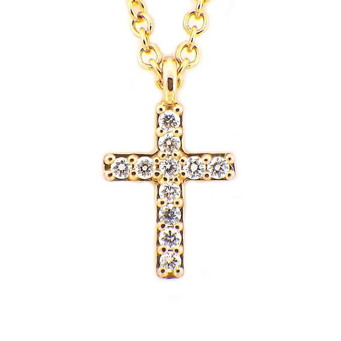 ティファニー Tiffany & Co.】ネックレス メトロクロス ミニ 