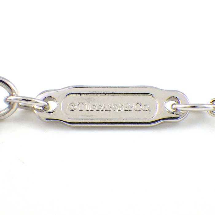 ティファニー Tiffany & Co. ネックレス Tスマイル ミニ 62617799 ダイヤモンド 0.03ct K18WG 【中古】