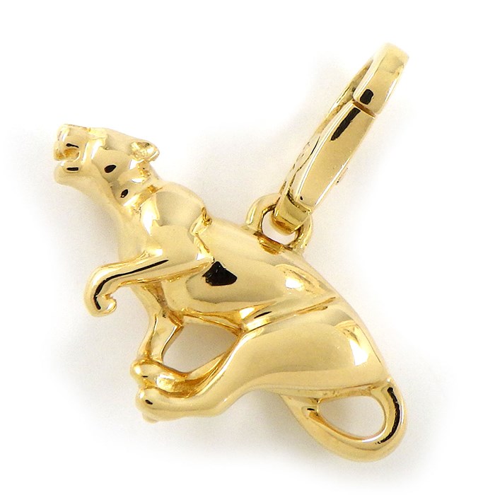 カルティエ Cartier チャーム ペンダントトップ パンテール パンサー モチーフ K18YG 【箱・保付き】 【中古】
