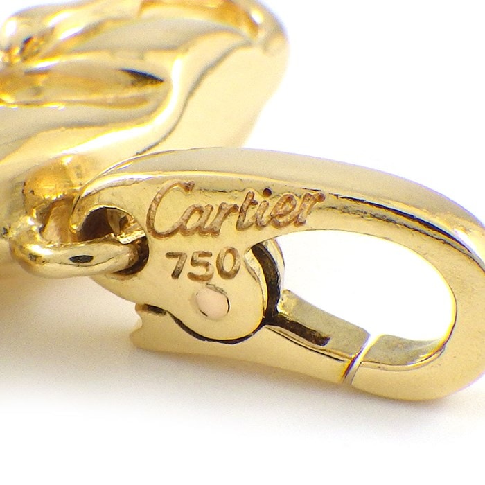 カルティエ Cartier チャーム ペンダントトップ パンテール パンサー モチーフ K18YG 【箱・保付き】 【中古】