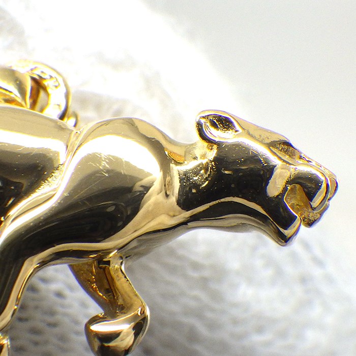 カルティエ Cartier チャーム ペンダントトップ パンテール パンサー モチーフ K18YG 【箱・保付き】 【中古】