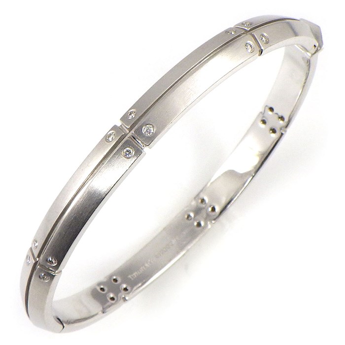 ティファニー Tiffany & Co. バングル ストリーメリカ マット加工 