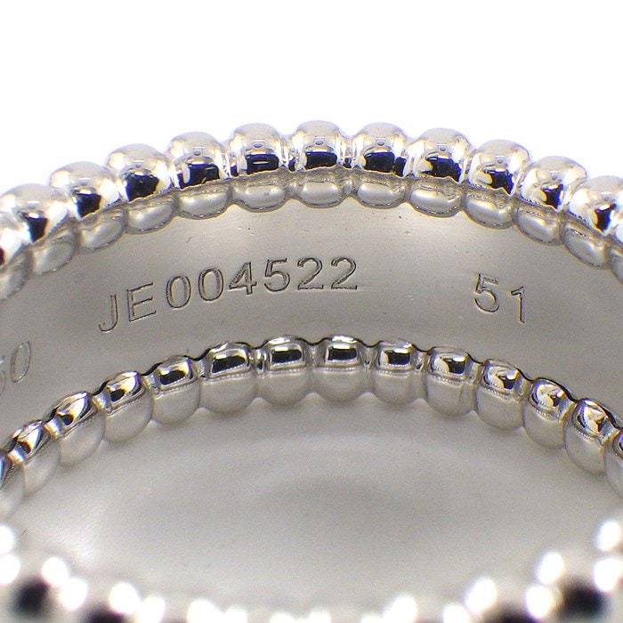 Van Cleef & Arpels リング ペルレ シニアチュール 11号 国内直営【Van