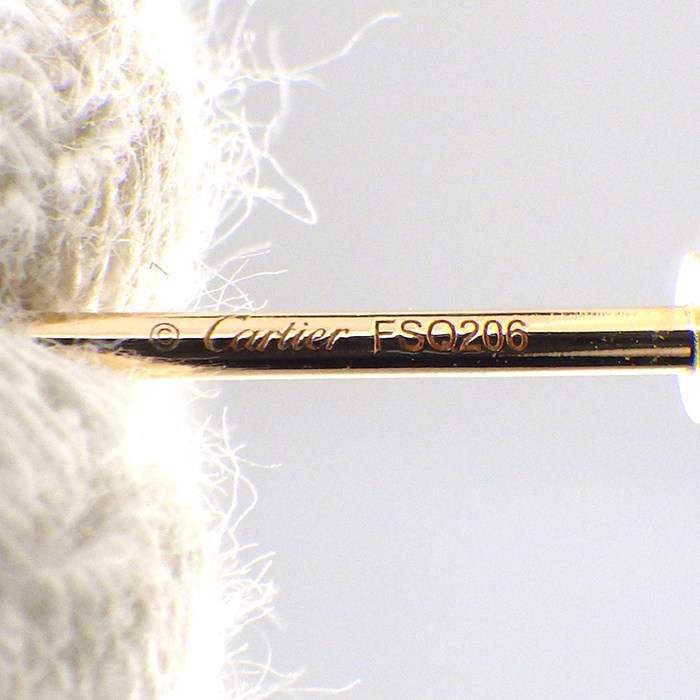 カルティエ Cartier ピアス ダムール XS ディアマン レジェ CRB8301214 ダイヤモンド 計0.08ct K18PG 【中古】