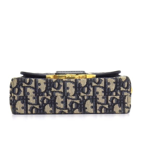 ディオール Dior ショルダーバッグ 30 モンテーニュ ボックス M9204UTZQ_M928 エクリュホワイト ディオールオブリークジャガード ブルー カーフスキン 【中古】