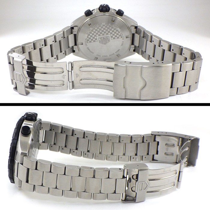 タグ・ホイヤー TAG Heuer 腕時計 フォーミュラ1 CAZ1010.BA0842 ブラック文字盤 デイト クロノグラフ タキメーター スモールセコンド 夜光針 SS クオーツアナログ 【箱・保付き】 【中古】